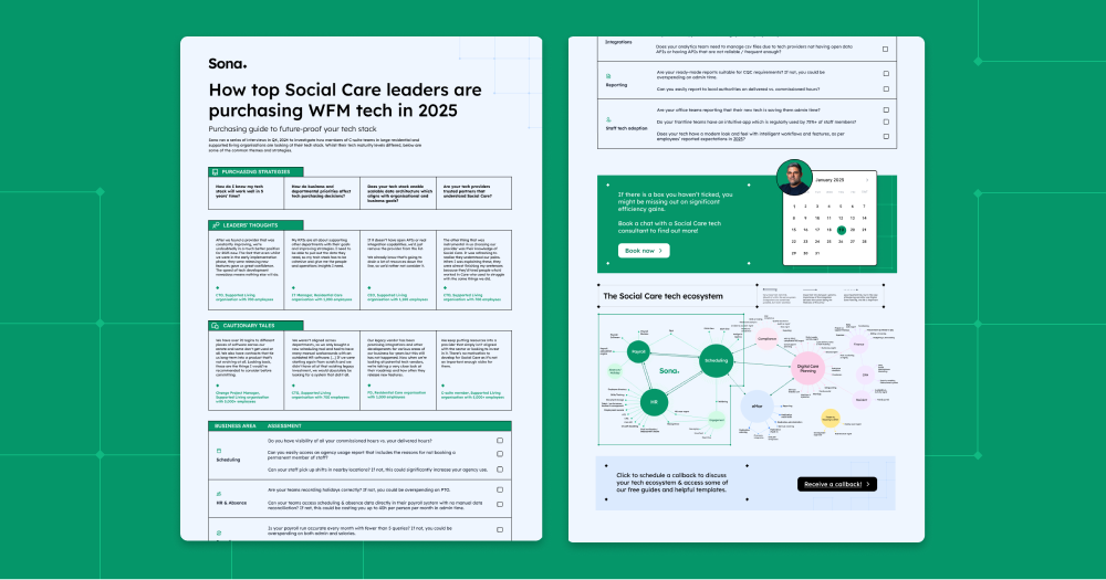 How top Social Care leaders are purchasing tech in 2025