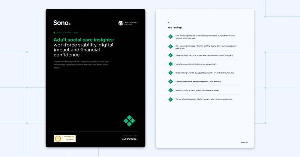 Adult social care insights: workforce stability, digital impact and financial confidence