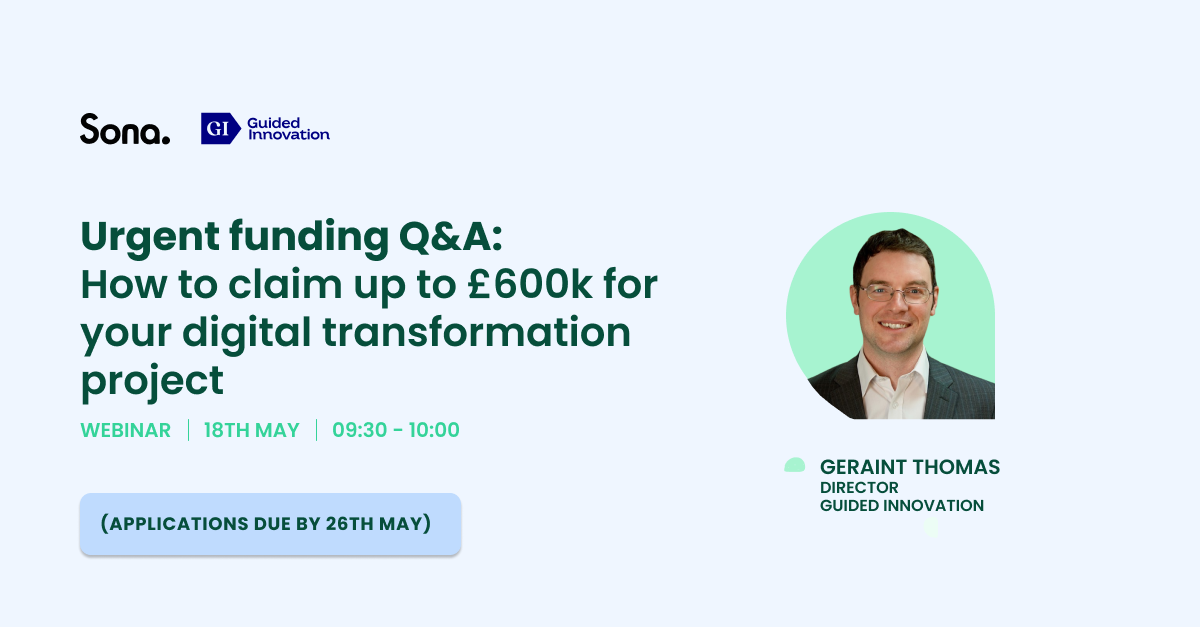 Urgent funding Q&A: How to claim up to £600k for your digital transformation project